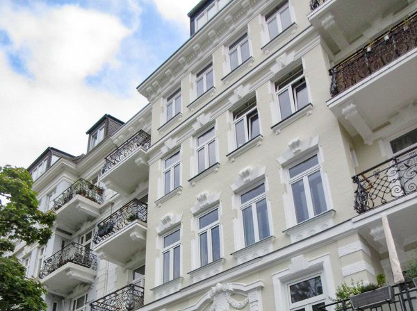 Instandsetzungsplanung und Bauleitung für Vorderfassade, Hamburg, Eimsbüttel